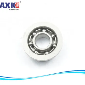 

500pcs/lot free shipping Wholesale MF83 OPEN 3*8*9.2*2.5*0.6 metric series flanged miniature deep groove ball bearing