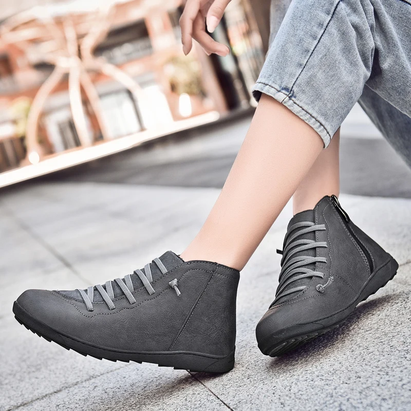 

Coturno Boots Ankle For Men Casual Shoes Chelsea Men's Military Boot Cowboy Mens Leather Home Work Winter Sneaker