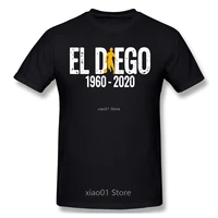 maradona el diego t shirt plus size cotton crewneck custom short sleeve tshirt men