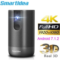 smartldea d29 native1920x1080 full hd projector android os 2g16g 5g wifi dlp proyector support 4k 3d zoom video game beamer