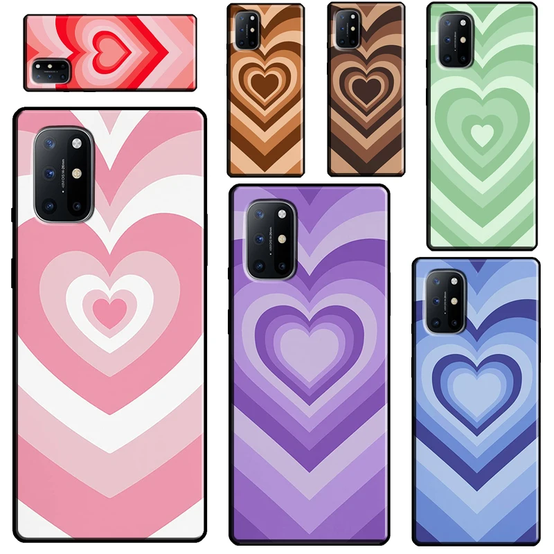 

Чехол для смартфонов OnePlus 9R 8T Nord2 9 10 Pro, чехол для смартфонов Realme GT Master GT Neo 2, 8i, 9i, 8 Pro, C21, кофейное сердце, розовый