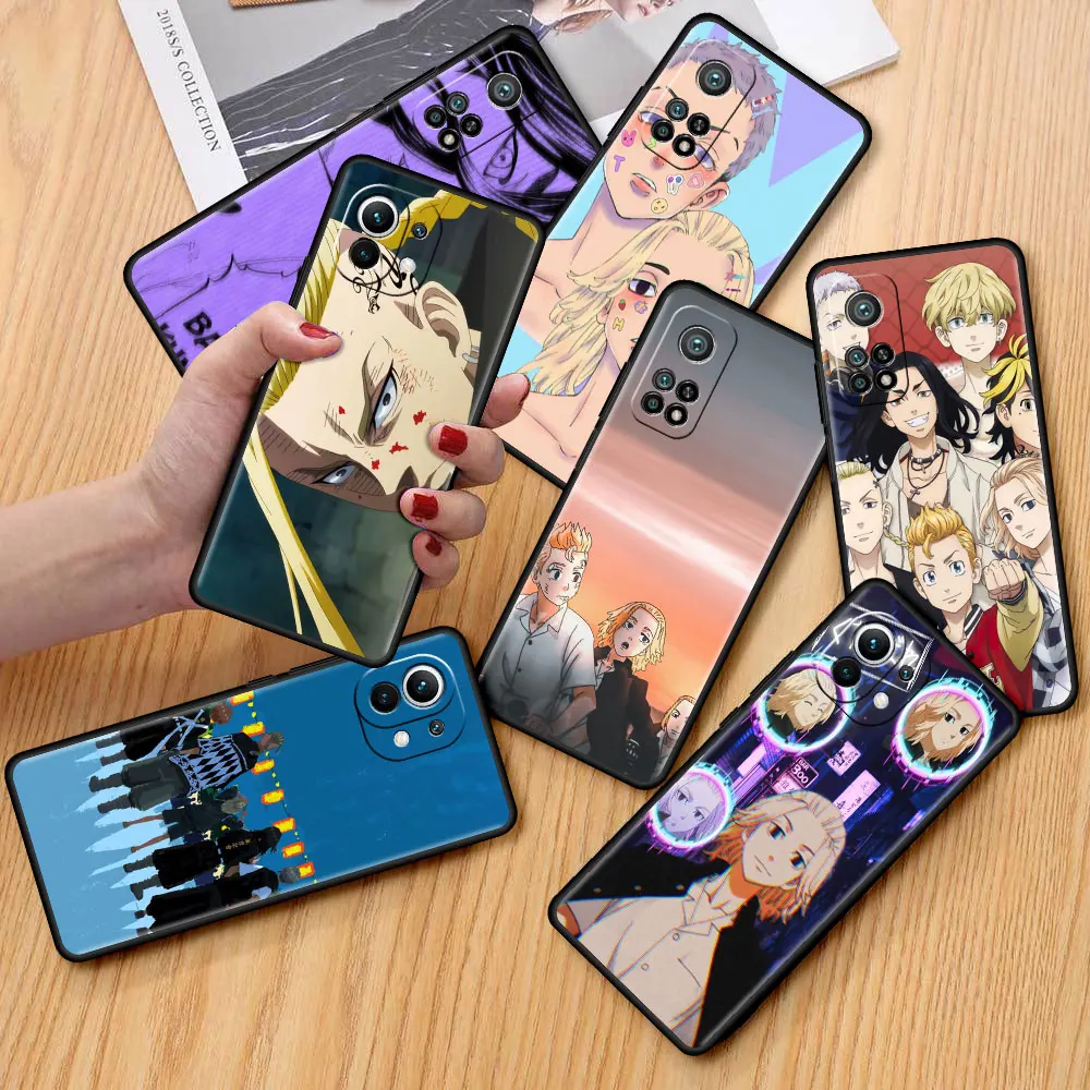 Мягкий чехол для телефона с рисунком из аниме Токио Xiaomi Poco X3 NFC M3 F1 Mi 11 10T Pro 9T CC9 CC9E