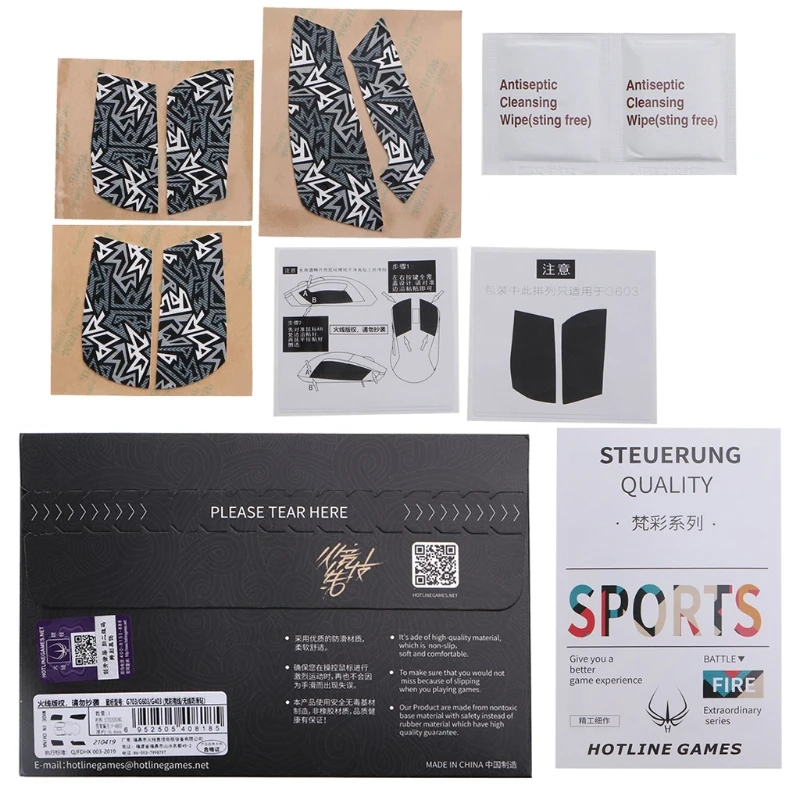 

Hotline Games for logitech G403 G603 G703 Mouse Sweat Resistant Anti-slip Pad