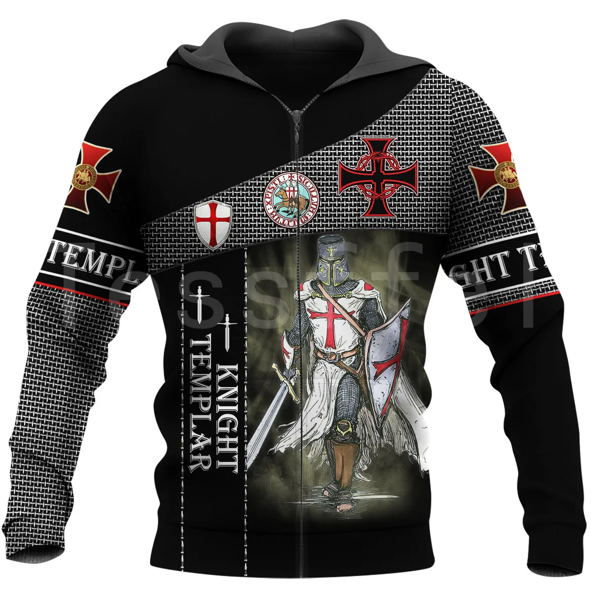 

Tessffel Newest Knight Templar Armor Jesus God Guard Cavalier Pullover Streetwear NewFashion 3DPrint Men/Women Funny Hoodies D15