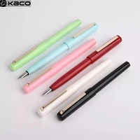 kaco mellow fountain pen student calligraphy writing pens for office stationery business simple fountain pens 2020 newest