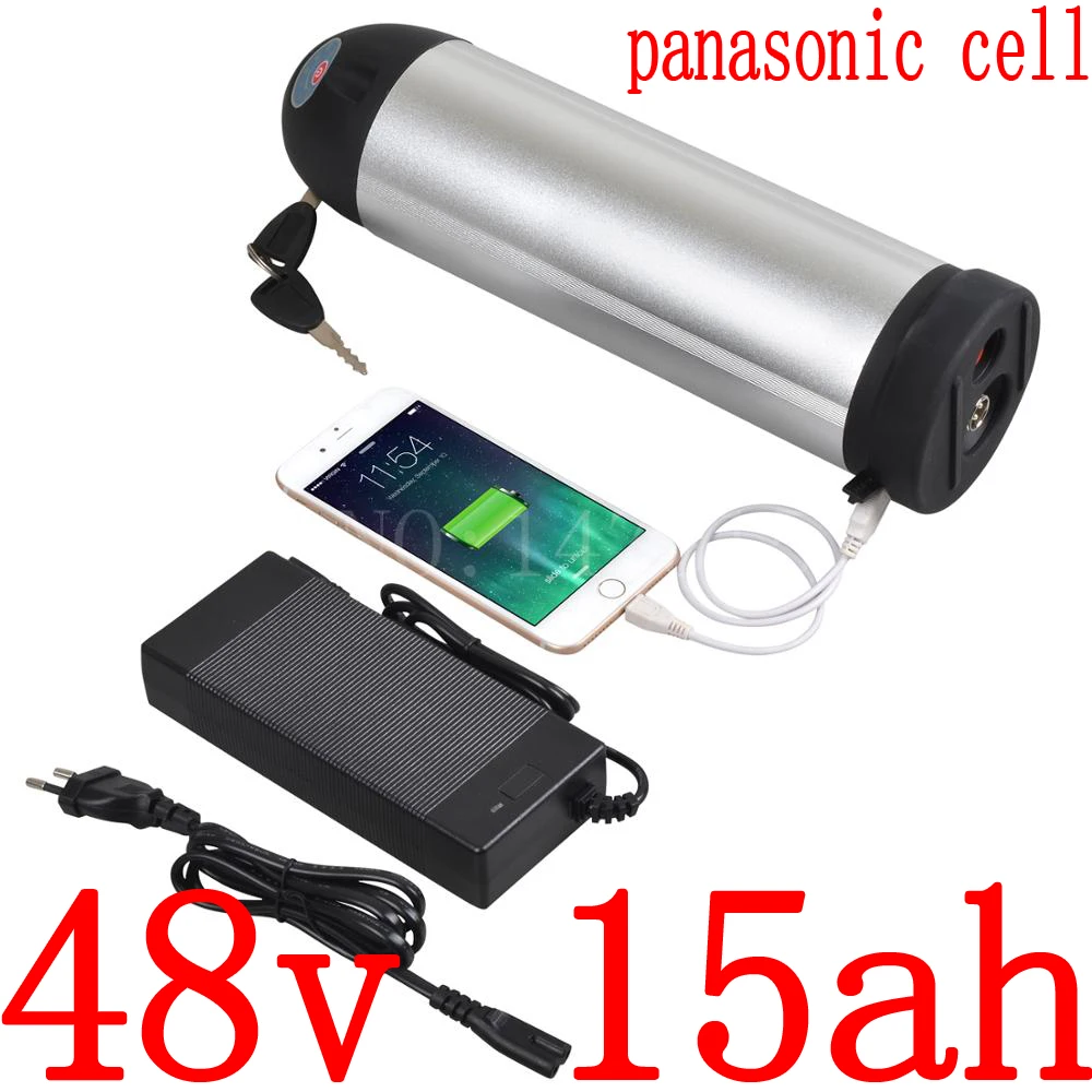 48V 15AH lithium battery 48V 500W 750W 1000W Electric Bicycle Battery48V 8ah 11.6ah 12ah 14.5ah Ebike Battery use panasonic cell