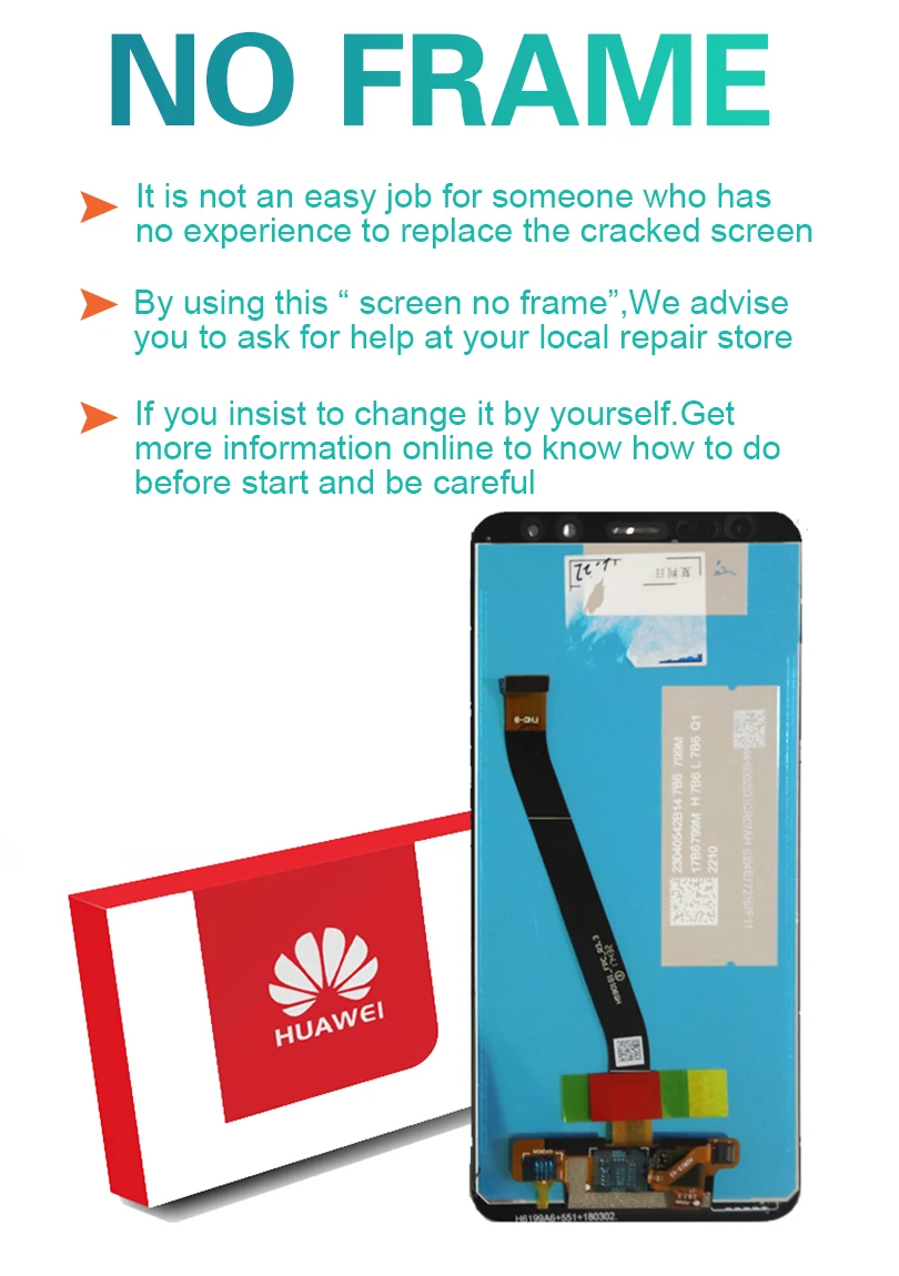 5,9 ''дисплей с рамкой Замена для huawei mate 10 Lite lcd кодирующий преобразователь сенсорного экрана в сборе Nova 2i RNE-L21
