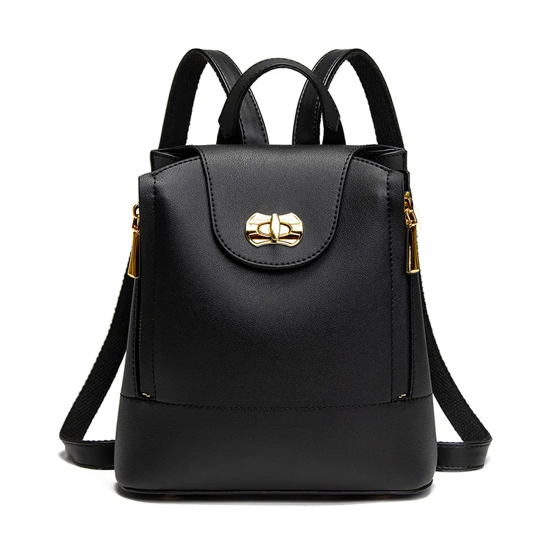 

School bag backpack 2020 new bags women handbags simple color matching casual college style women's backpack