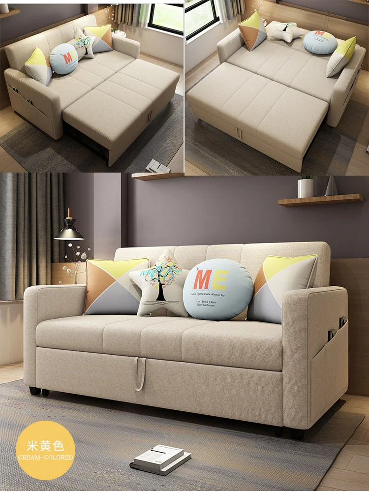 

linen hemp fabric sectional sofas Living Room Sofa set furniture alon couch puff asiento muebles de sala canape sofa bed cama