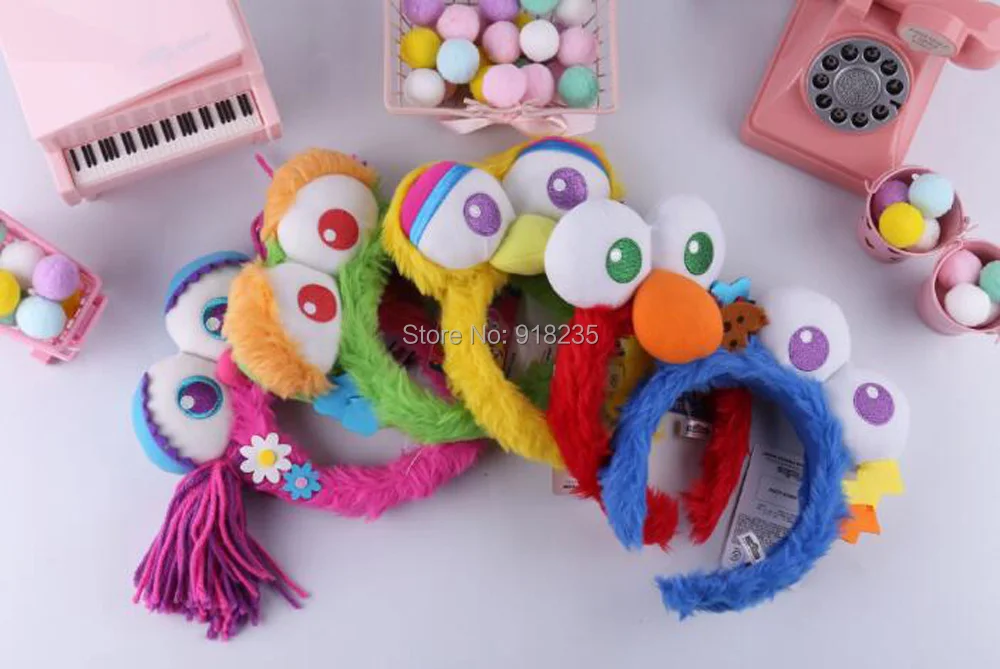 Улица Сезам Elmo печенье монстр большая птица Оскар Эбби кадбби фея 12 16 см головной