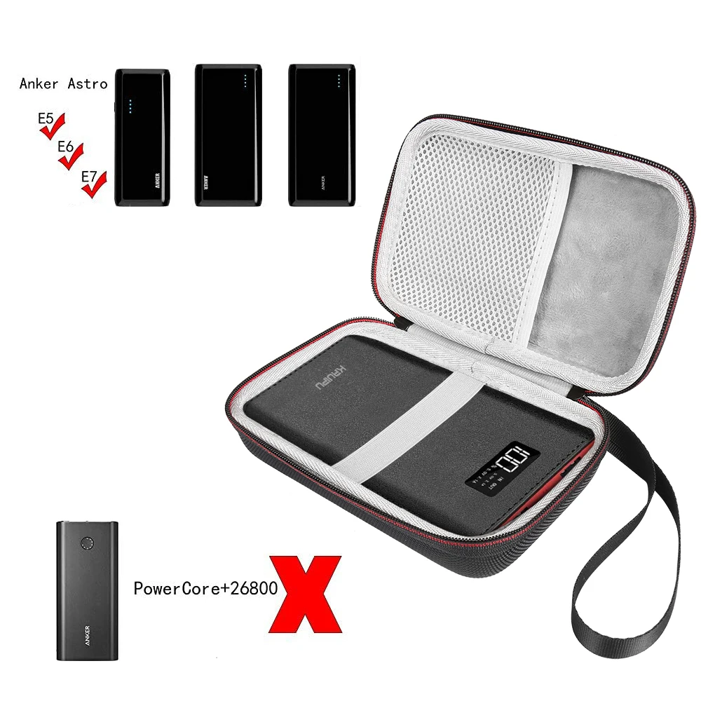 Жесткий чехол для переноски Anker PowerCore + 26800 Премиум портативное зарядное
