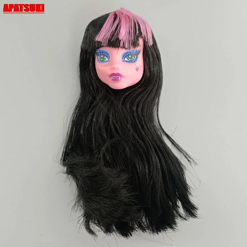 Make up кукла голова с париком волосы аксессуары для Monster High Doll 1:6 BJD дом игрушка
