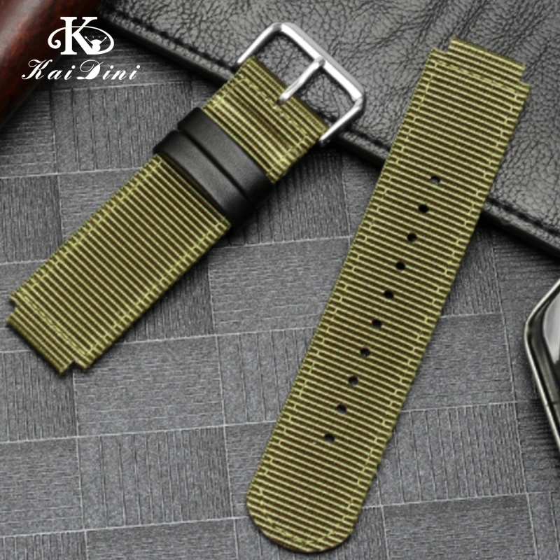 

Nato nylon watch strap For AE-1200WH/SGW-300H/400 AQ-S810W Climbing nylon canvas Elastic Nylon Belt General Brands 16mm 18mm