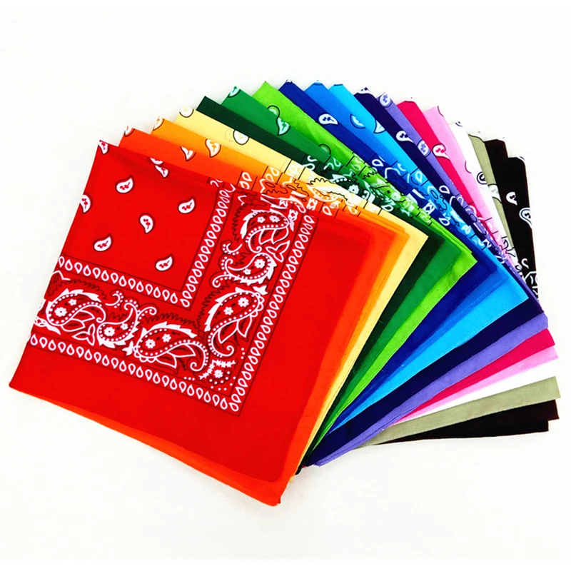 

Retro Bandana for Women Bohemian Square Scarf Hair Accessories for Women Multi-Functional Trendy Head Wear Printed Turban