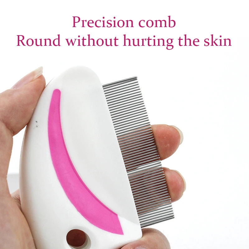 Расческа для домашних животных маленькая расческа груминга простая с белой