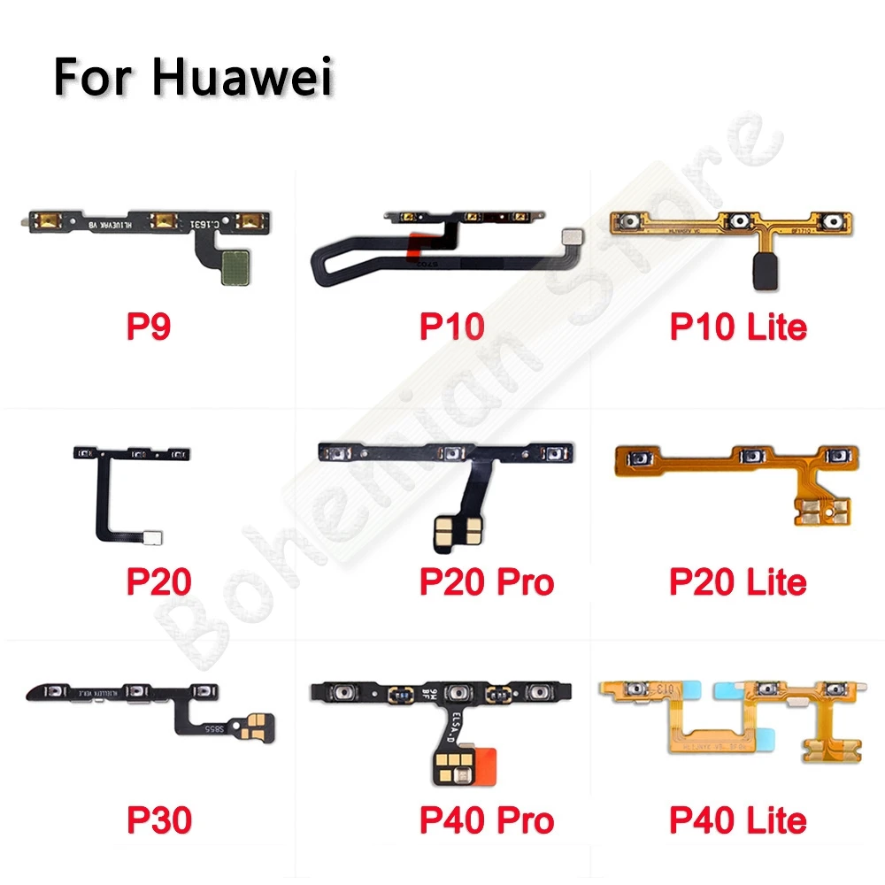 

Volume Button Mute key On Off Power Flex CableFor Huawei P9 P10 P20 P30 P40 Lite Pro Plus Phone Parts