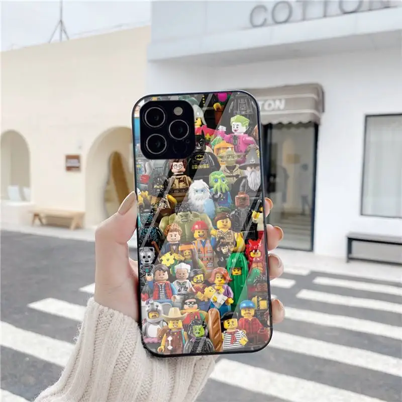 

Phone Case For Iphone 6 6s 7 8 Plus XR X XS XSmax 11 12 Pro Mini Max Tempered Glass Soft Cover Game Robloxes