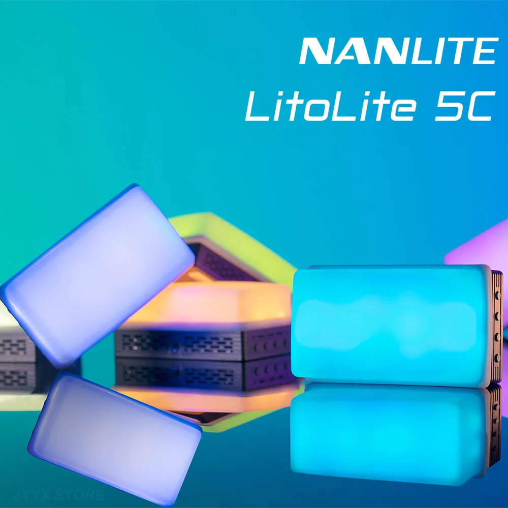 Карманный светильник Nanlite LitoLite 5C, RGB светодиодный светильник, Портативный Волшебный уличный светильник для фото-и видеосъемки
