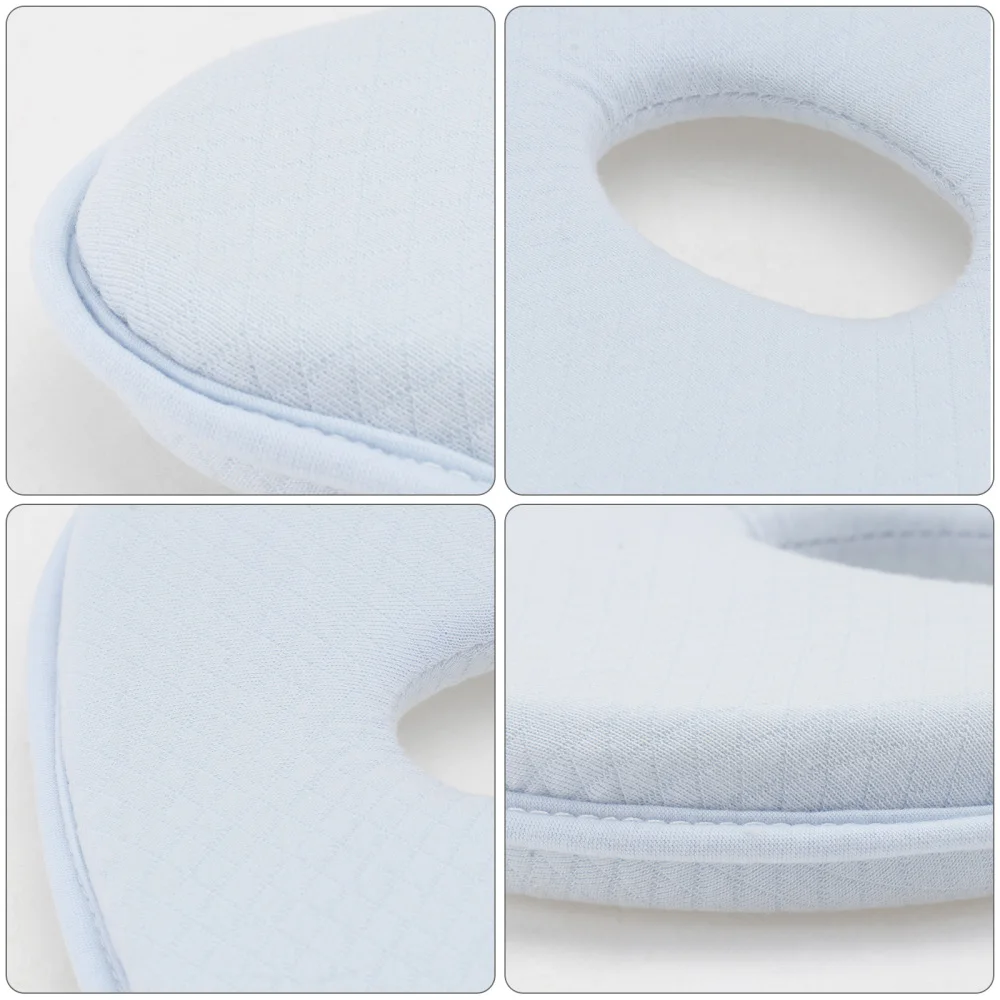 

1pc Infant Shaping Pillow Prevent Flat Head Pillow Sleeping Pillow (Sky-blue)