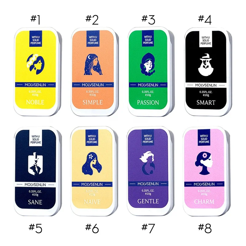 

2020 New Solid Perfume Portable Fragrances Women Men Magic Balm Iron Box Easy To Carry Long Lasting Aroma Deodorant Fragrance