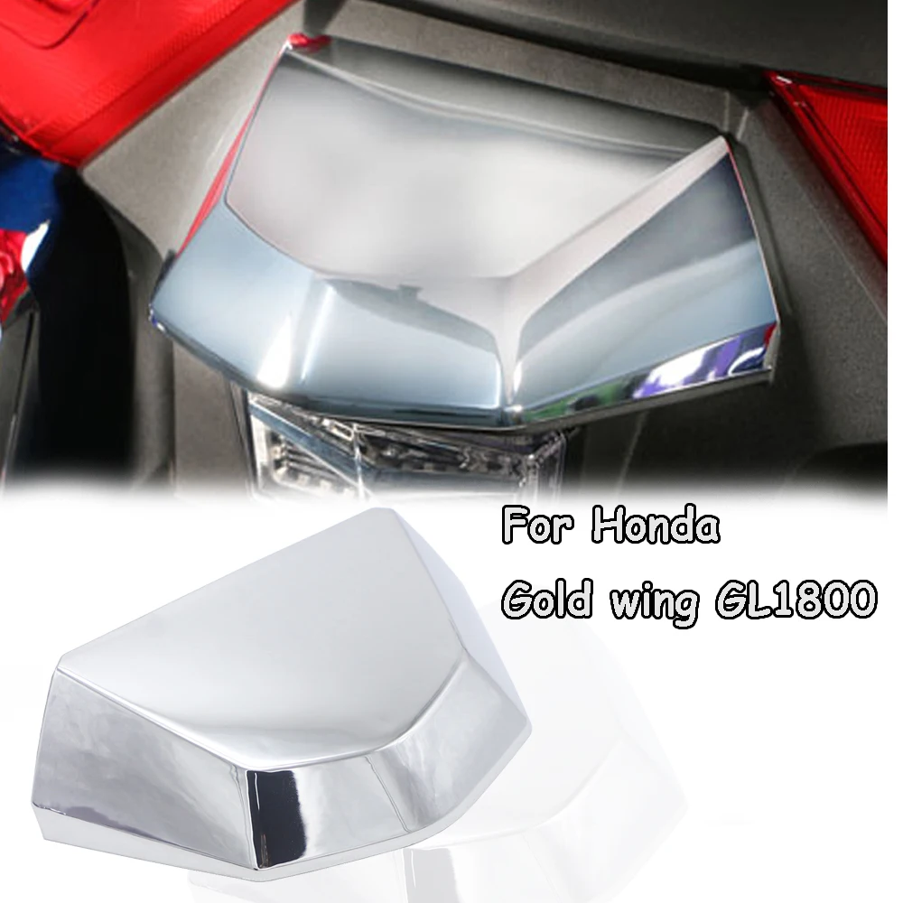 

For Honda Gold Wing GL1800 GL1800 F6B License plate lamp cover 2018-2020 rear license plate lamp cover chrome plating
