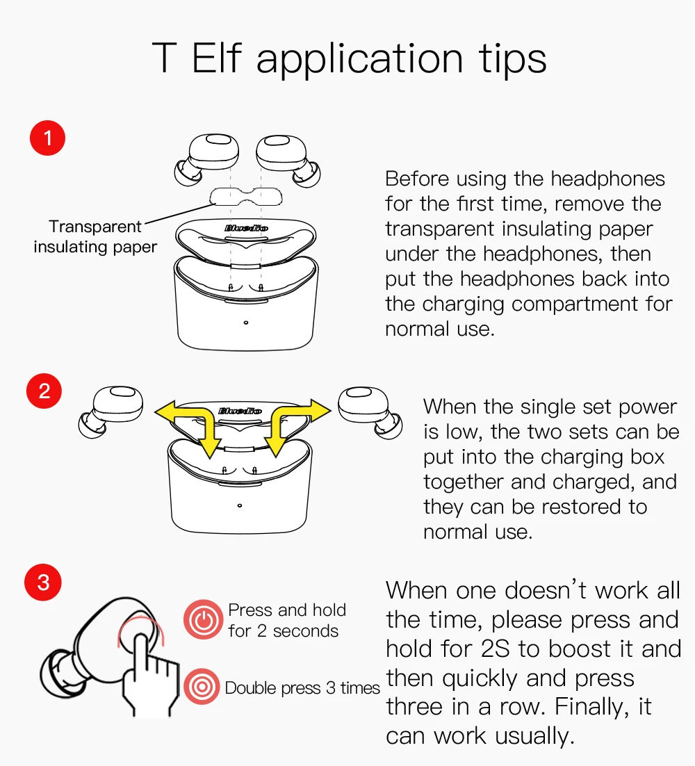 Bluedio T-elf мини TWS наушники Bluetooth 5,0 Спортивная гарнитура Беспроводные наушники с зарядным устройством для телефонов
