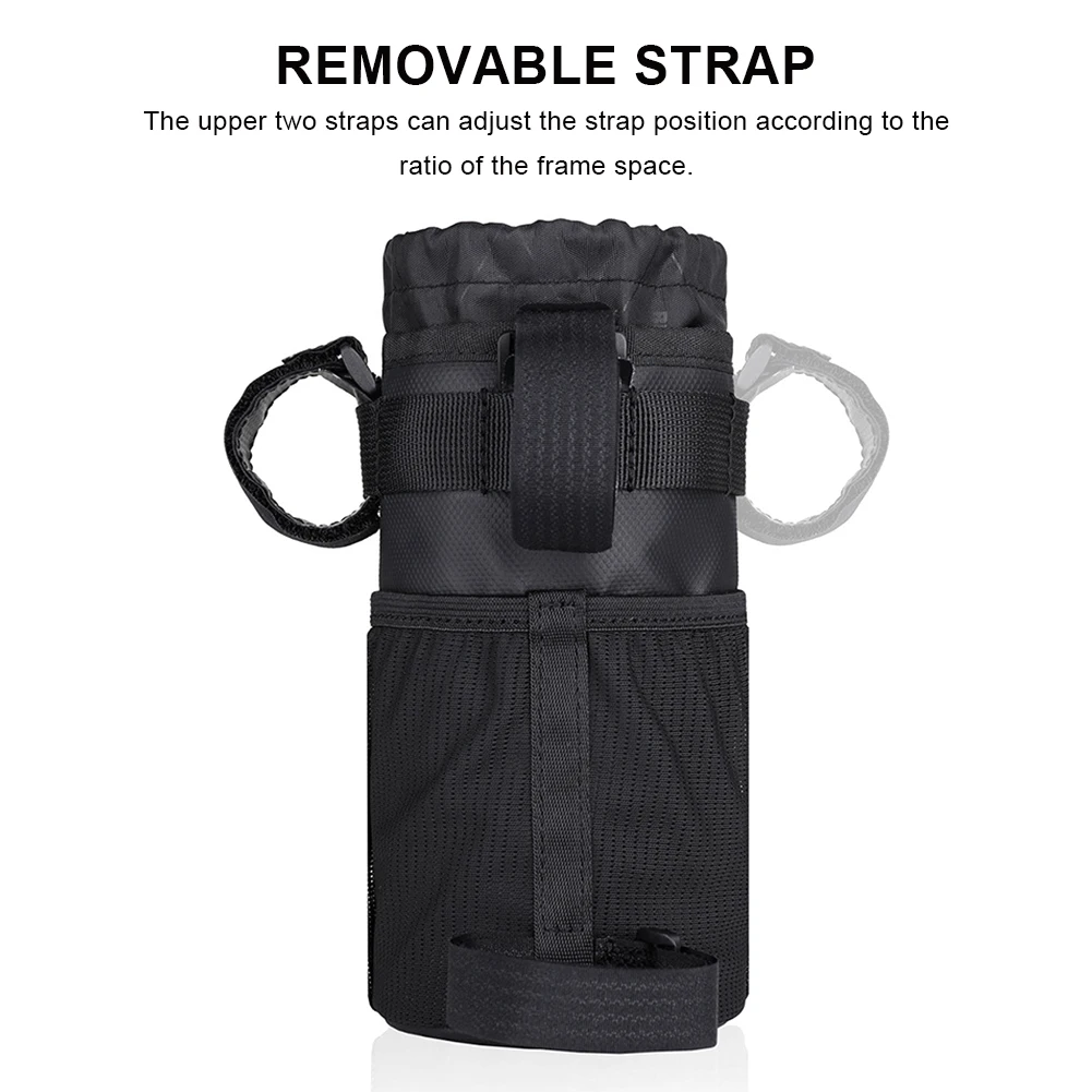 

Bicycle Bag Cycling Water Bottle Carrier Pouch MTB Bike Insulated Kettle Bag Riding Handlebar Bag Holder Bicycle Accessories