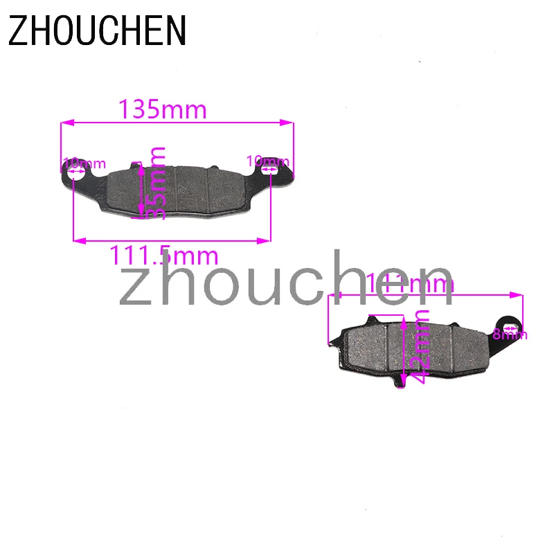 Передняя тормозная колодка мотоцикла для SUZUKI 1500 2009 2011 2002 VL LC 2004 |Тормозные диски| |