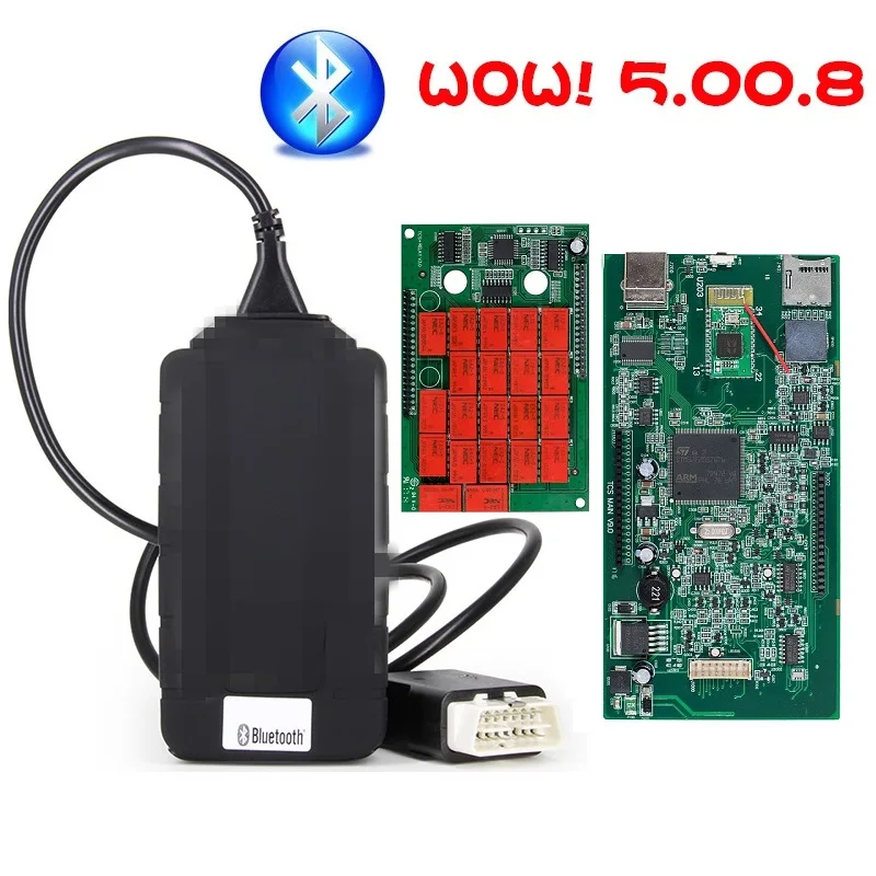WOW VCI SNOOPER V5.008r2 Bluetooth диагностический инструмент+ keygen TCS VCI Pro Plus для автомобилей/грузовиков/Общий запас Snooper автомобильный тестер