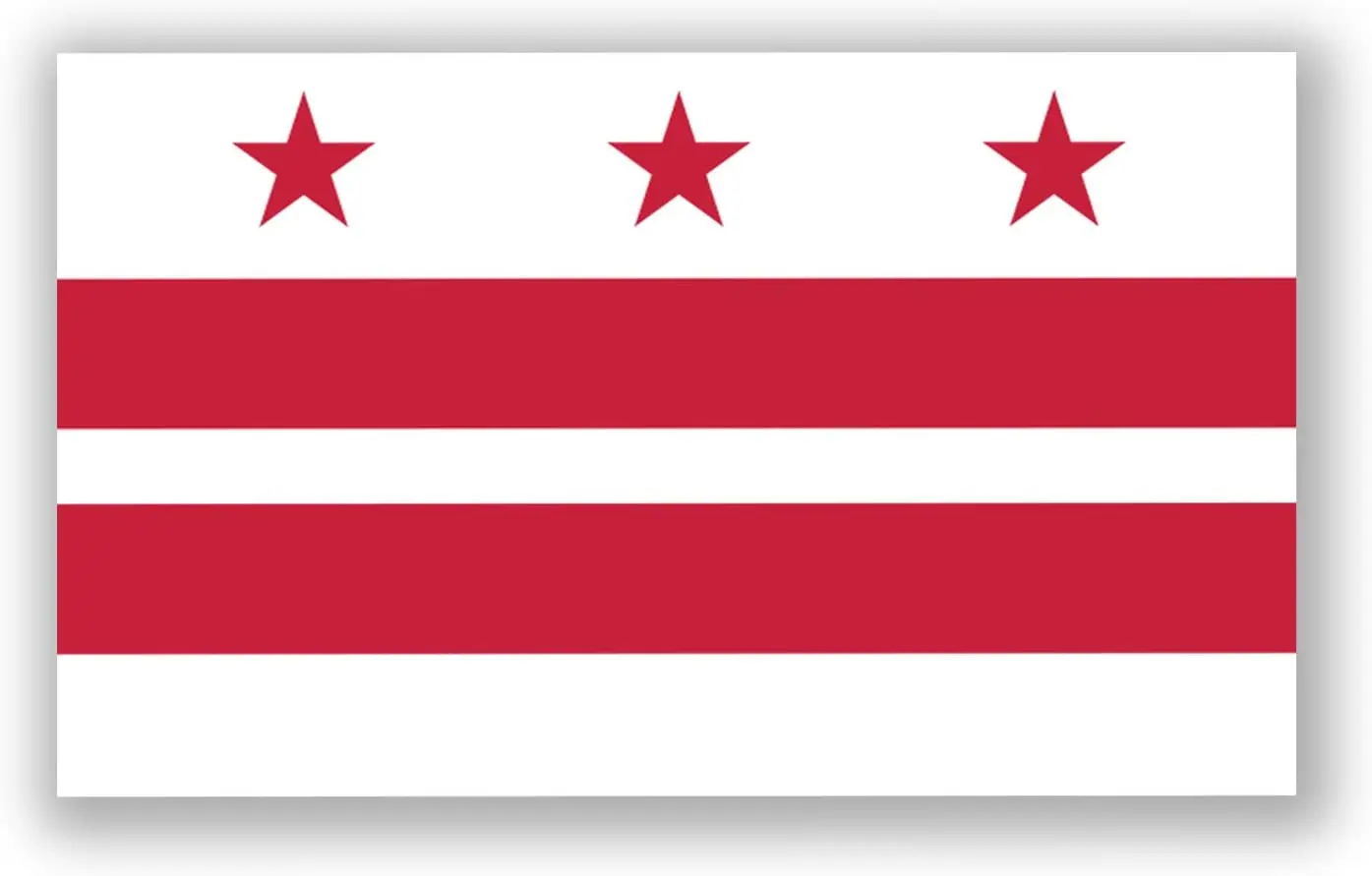 Автомобильная наклейка 2 упаковки флаг Вашингтона переводная премиум класса