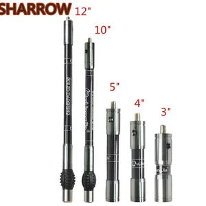 Стрельба из лука 3451012 дюймов, телескопическая удочка для лука, короткий телескопический удлинитель, блочный Рекурсивный лук, Охотничьи аксессуары