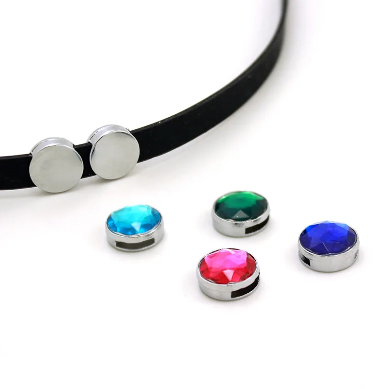 12 шт./лот оптовая продажа красочных 8 мм подвесок из камня рождения для браслета и