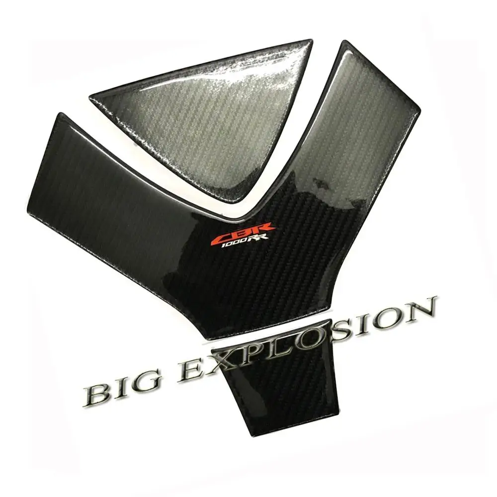Carbon Brazing 3D Resin Tank Pad For Honda CBR1000RR Fireblade 2017-2020 Motorcycle Sticker Decorative Protector Fuel tank sticK |