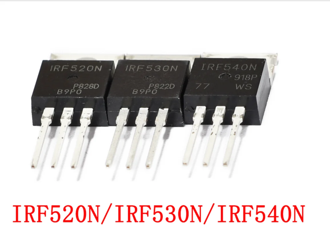 

5pcs New IRF520N IRF530N IRF540N PBF field effect MOS tube straight plug TO220 DIP IC diode