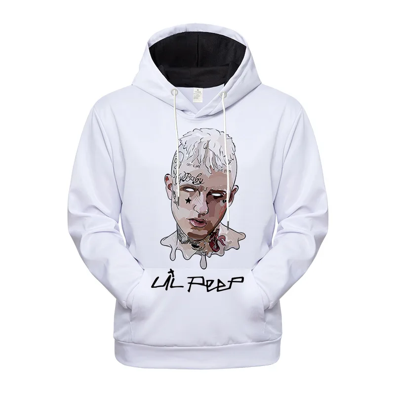

2020 New Lil Peep 3d Hooded Sweatshirt Casual Loose Men's Printed Hoodies Hoodie Long Sleeves Popular Hip Hop Coat Male XXS-4XL