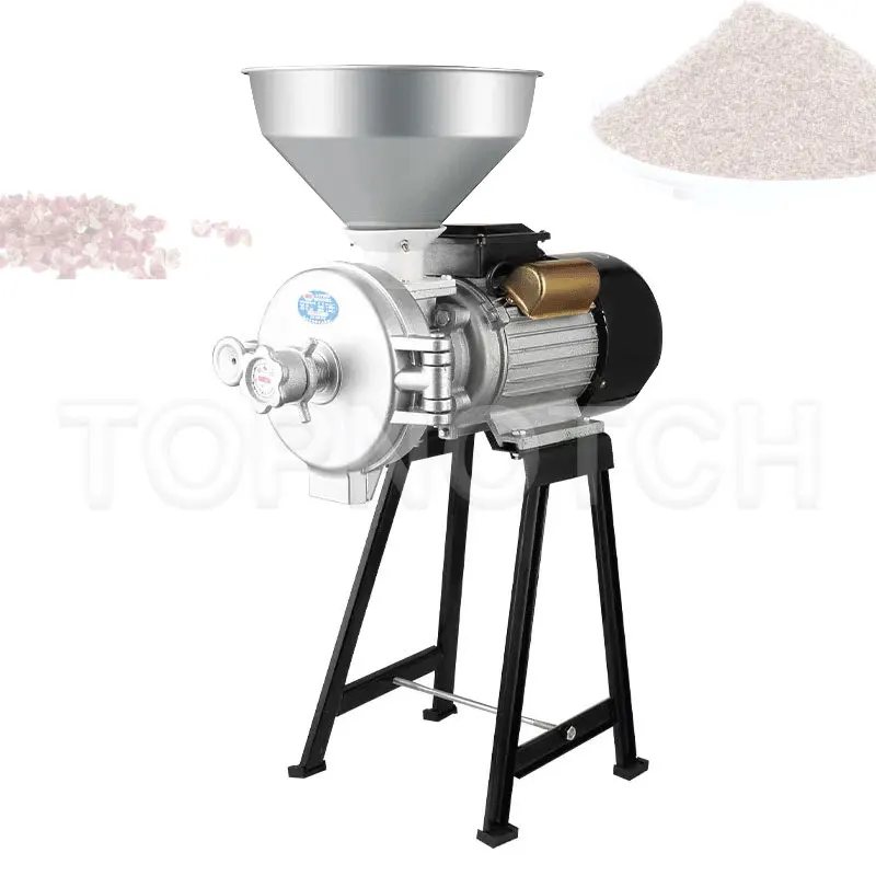 

Peanut Butter Machine Wet Refiner Commercial Grain Beans Grinder For Tofu Tahini Chili Sauce Corn Flour 220V 1.5kw