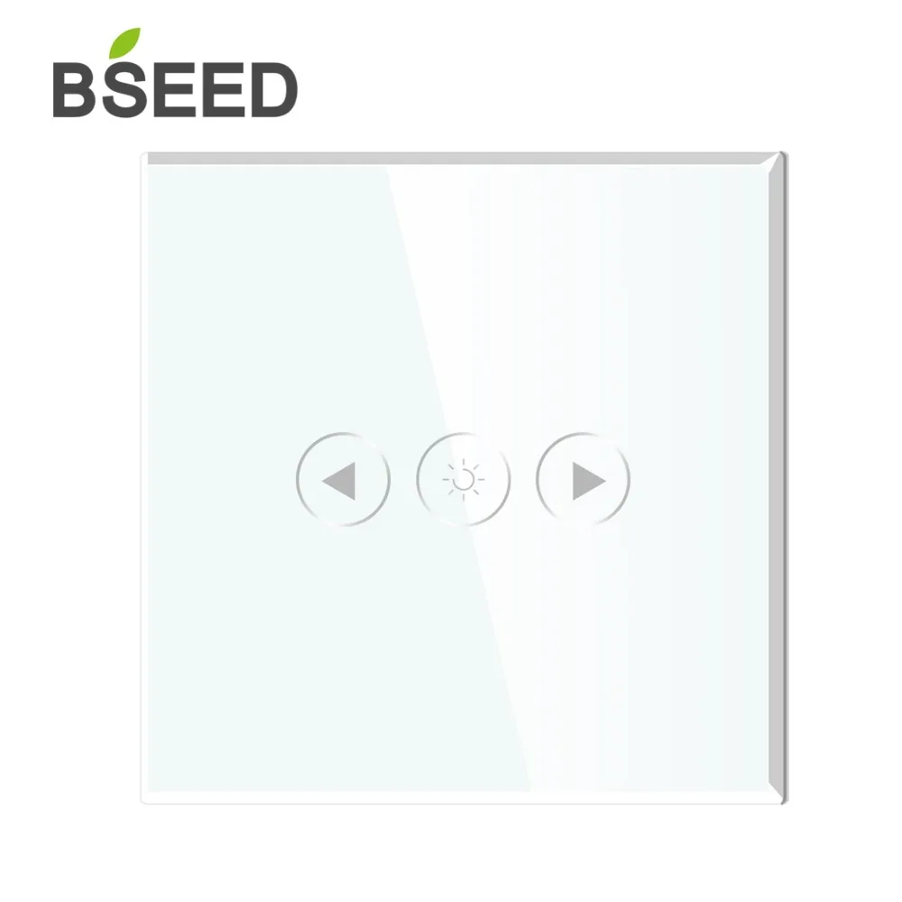BSEED Wifi 1 банда умный диммер беспроводной wi-fi-переключатель белый черный золотой цвета поддержка для Tuya Google Assistant