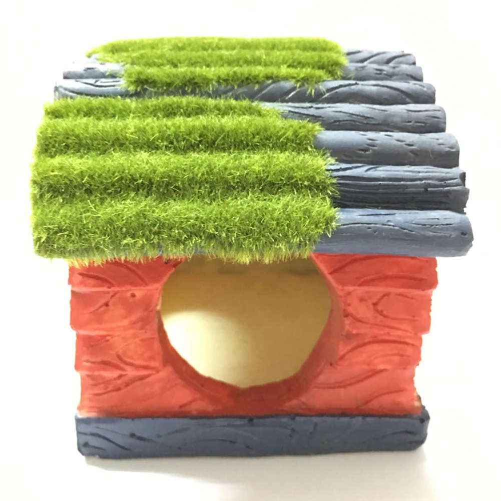 Искусственная смола полые рыбы мостик мост дерево домик прятки пещера