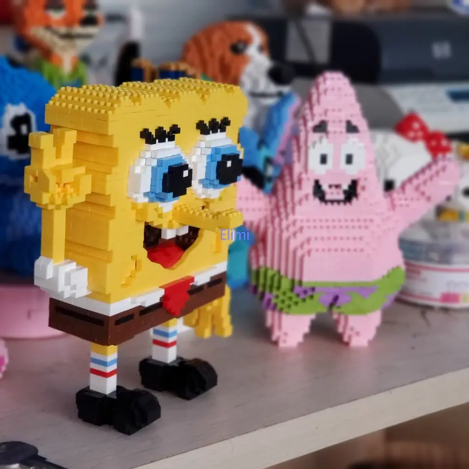 HC Magic Blocks строительные блоки большого размера аниме Патрик звезда сквидворд