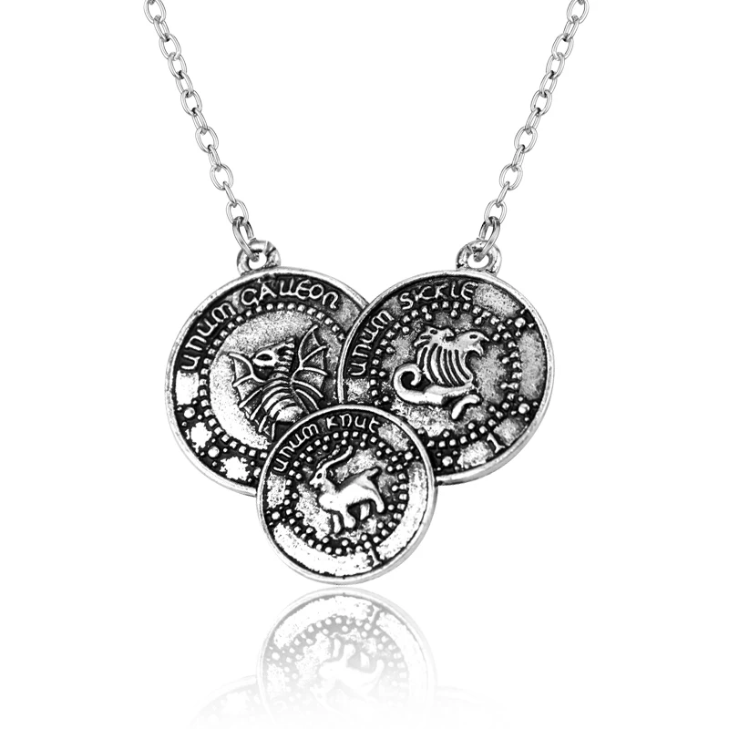 D39 Hp cosplay Platform 9 3/4, брелок с логотипом, 2 цвета, круглая подвеска, аксессуары, брелок, коллекция, реквизит, ювелирное изделие, подарок для фанатов - Цвет: D39