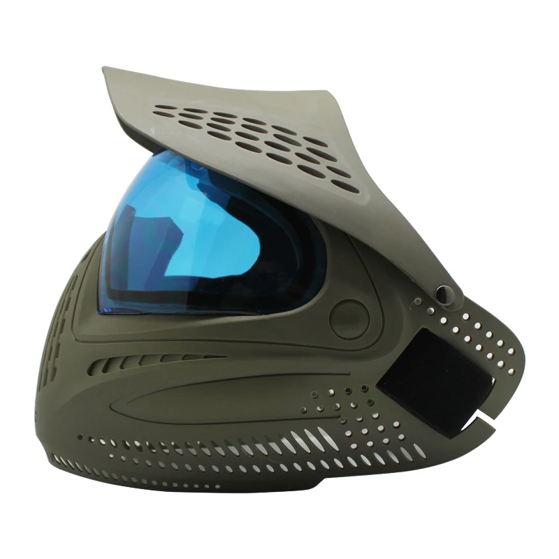 HPAT страйкбольная пейнтбольная маска с козырьком и термолинзой I4|paintball mask i4|i4 maskdye |