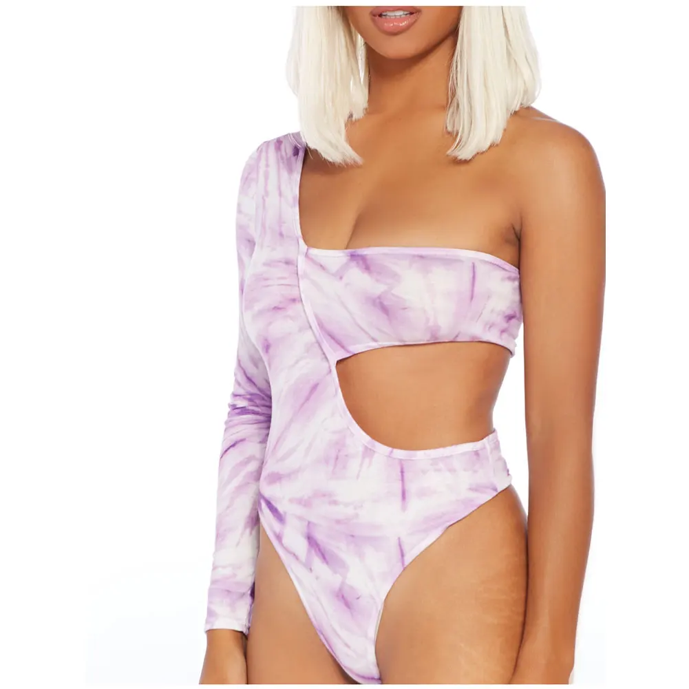 Модный женский сексуальный бандажный комбинезон с длинным рукавом элегантные