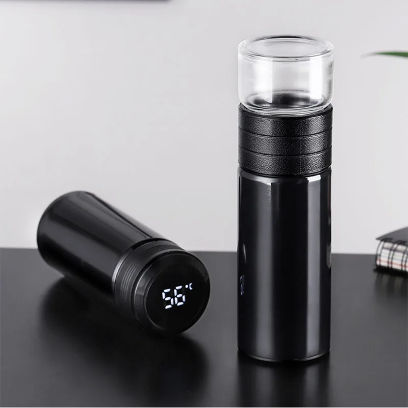 Термос бутылка для воды с чайным фильтром вакуумная колба разделения 300 мл