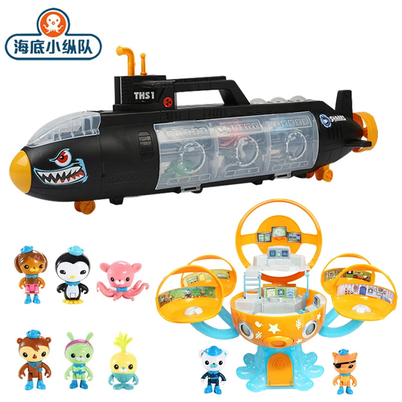 Подводная лодка Octonauts Octopus od Gup U-Boat Deluxe игровой набор транспортных средств Barnacles