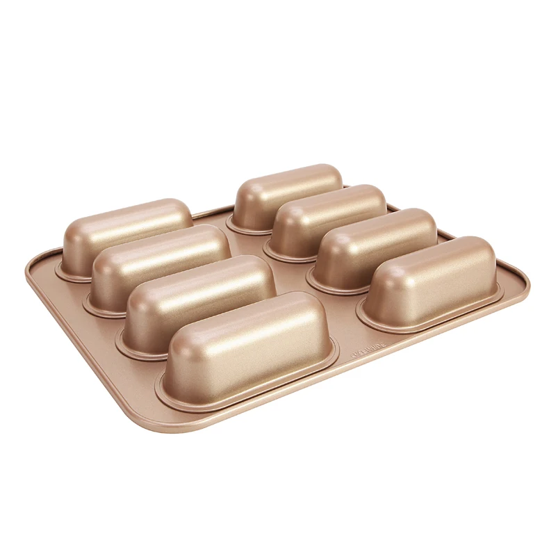 8 Cups bread mold non-stick mini baking tool for hot dog kitchen bakeware COD |