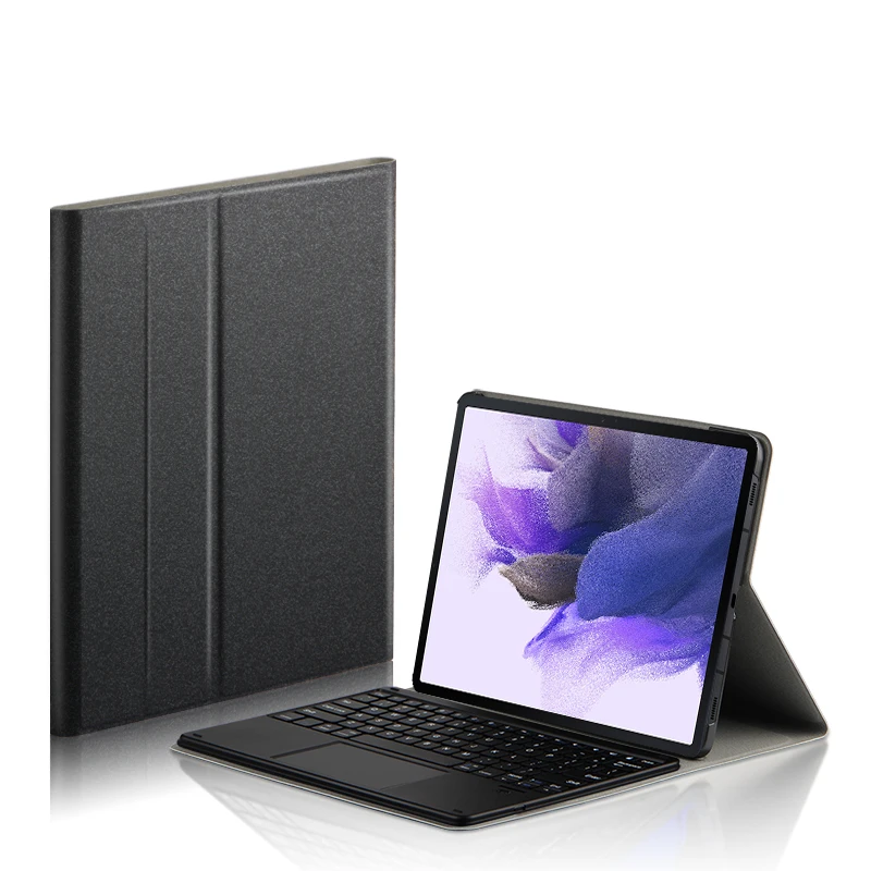 

Keyboard Case For Samsung Galaxy Tab S7 FE 12.4" SM-T730 SM-T736 Tablet Bluetooth keyboard Protective Cover case with touchpad