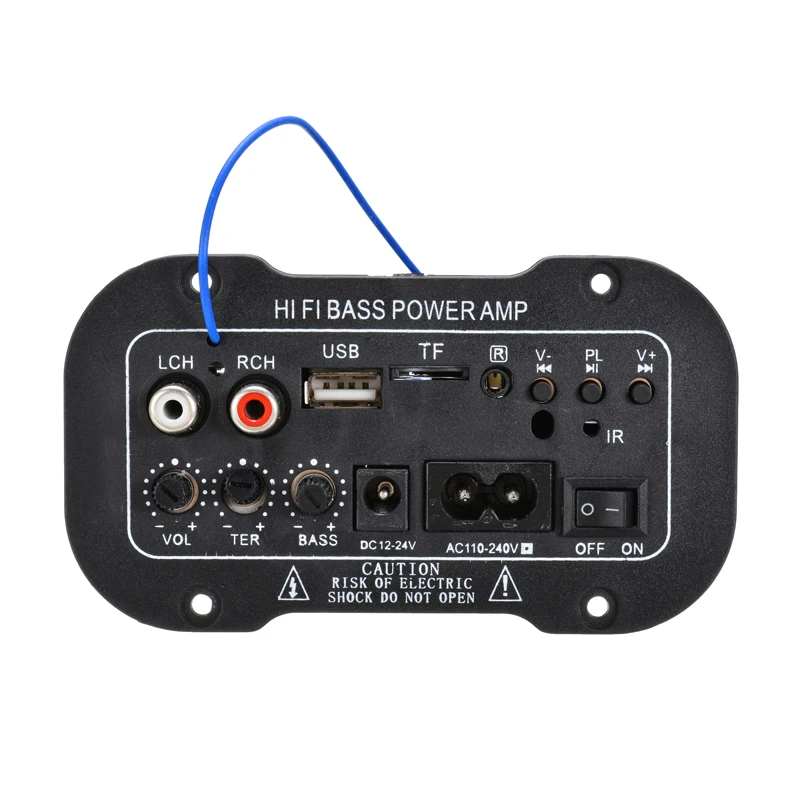 

Новинка 50 Вт автомобильный сабвуфер Hi-Fi бас мощный усилитель стерео цифровой громкоговоритель усилитель плата аудио USB TF пульт дистанционн...