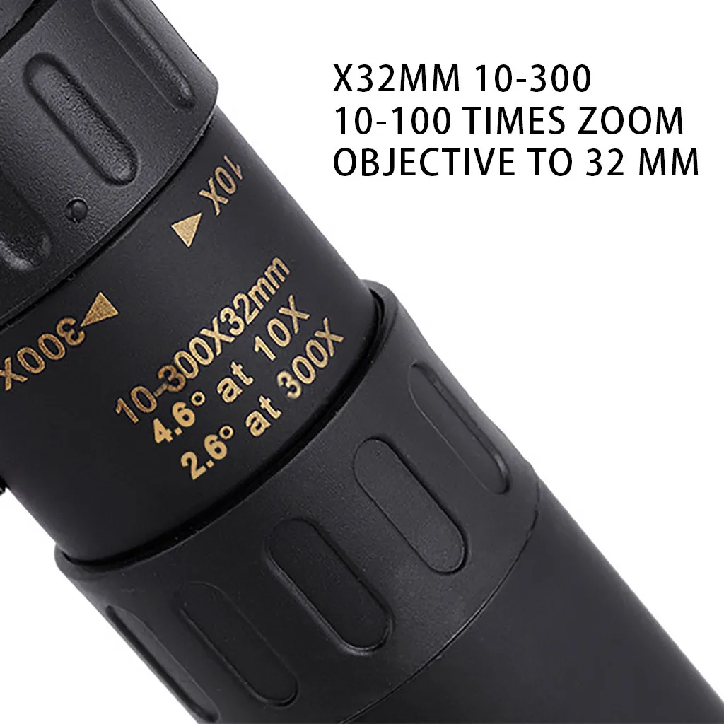 4K 10-30x25мм зум-очки телескопические для охоты HD монокуляр Регулируемый Фокусное