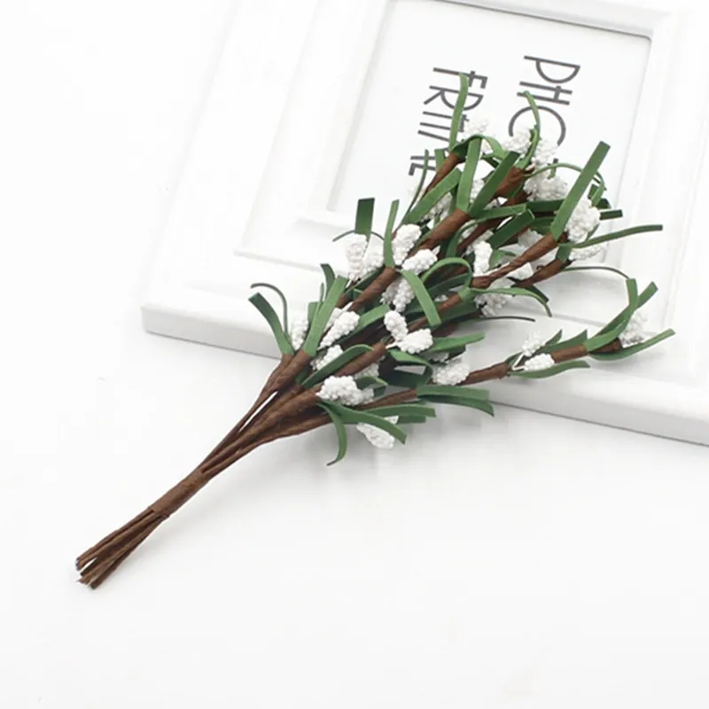 WedFavor 16 см длинные Искусственные Пены Pip БЕРРИ ветки фруктов и цветов по оптовой