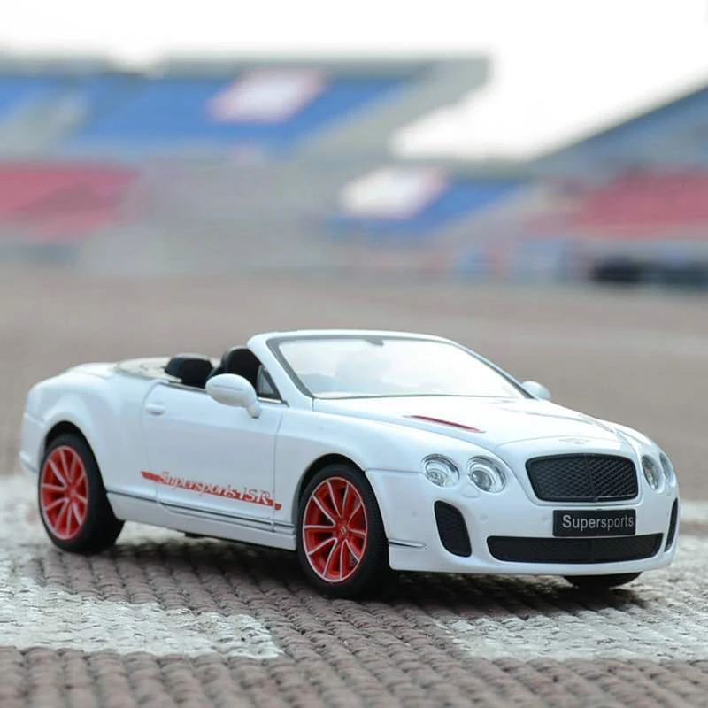

1:24 Bentley ISR Convertible Alloy Car Model Diecast Toy Vehicle High Simitation Cars Toys For Children Kids Gifts F239